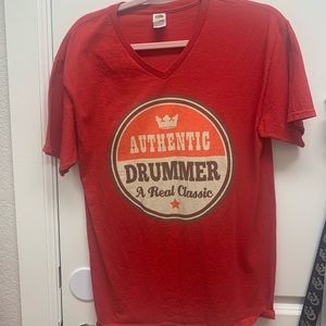 Funny drummer t-shirt